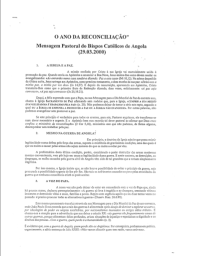 2000- O Ano Da Reconciliacao 2000- O Ano Da Reconciliacao