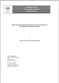 Angola Basic Service Provision for the Urban Poor - IIED - DW 2002