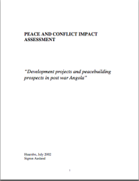 Huambo Peace & Conflict Impact Assessment - Sigrun Aasland - DW 2002