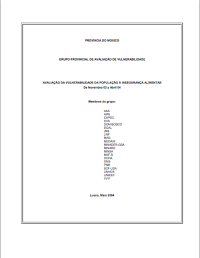 Moxico Vulnerability Assessment Report - June 2004